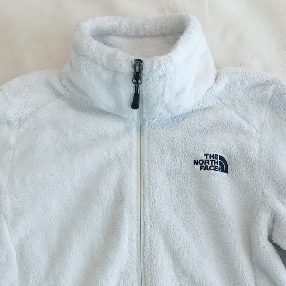 North Face Fuzzy Sweatshirt Jacket Snow White XS - Picture 7 of 10